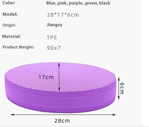 Non-slip Balance Pad Oval Massage Fitness Mat Odorless Balance Balance Soft Pedal