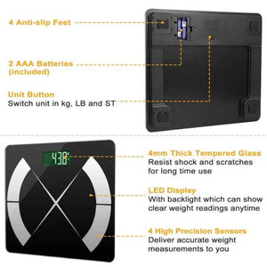 Intelligent Body Composition Scale Fat Monitor