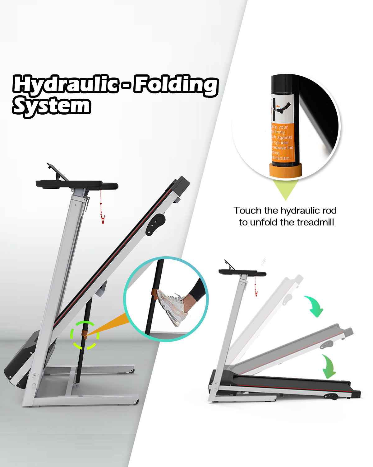 Walking Pad Under Desk Treadmill For Home Office -2.5HP Walking Treadmill 0.5-7.5MPH  Capacity Treadmill For Walking Running Remote Control Batteries