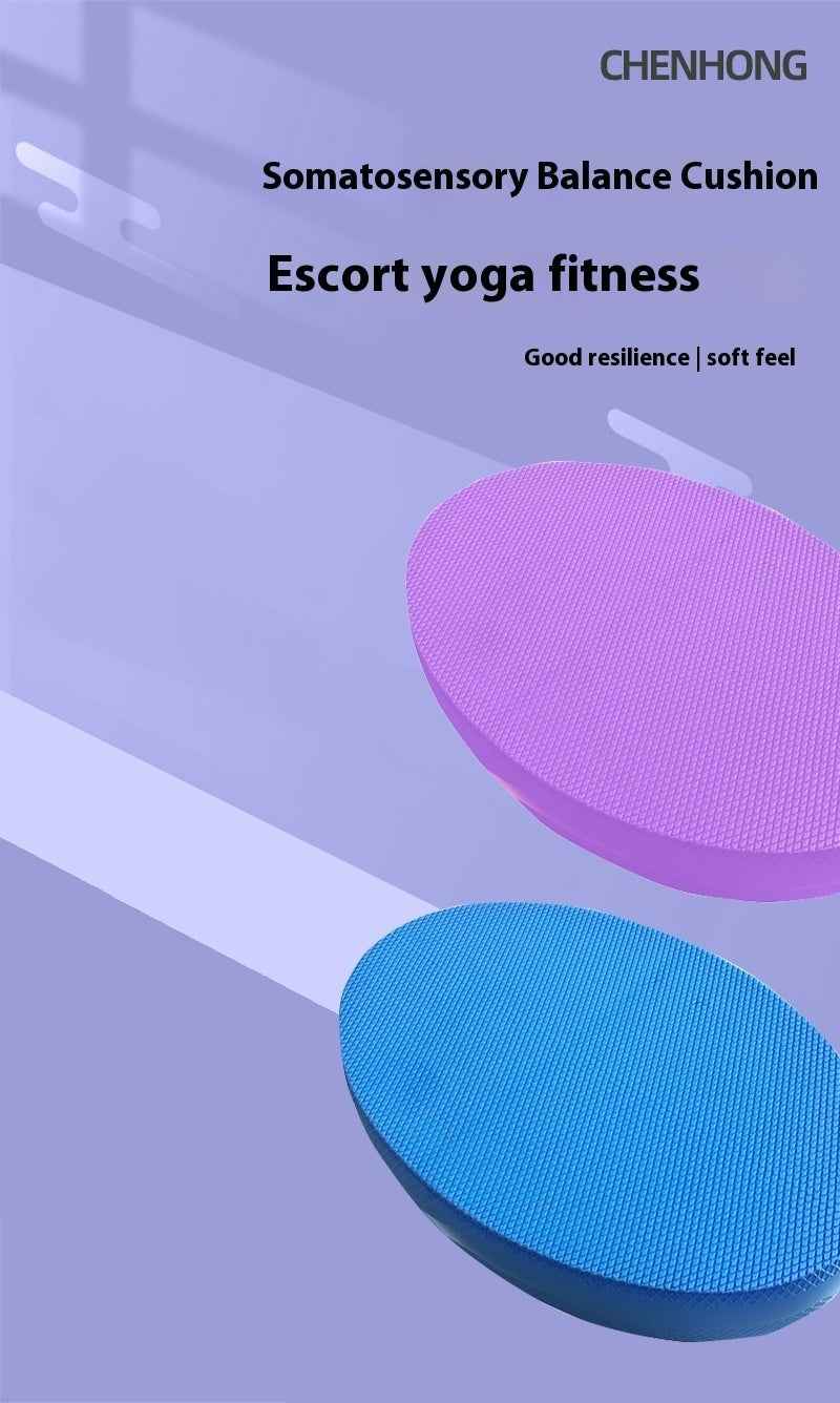 Non-slip Balance Pad Oval Massage Fitness Mat Odorless Balance Balance Soft Pedal