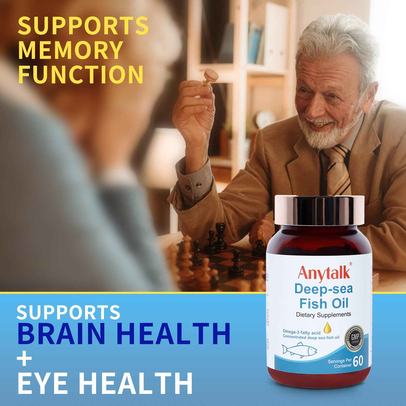 Deep-sea Fish Oil Softgel Capsule