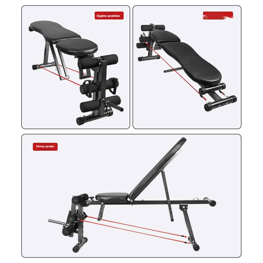 Dumbbell Bench Foldable Adjustable Indoor Fitness Chair