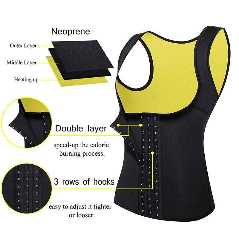 Fitness sweating vest