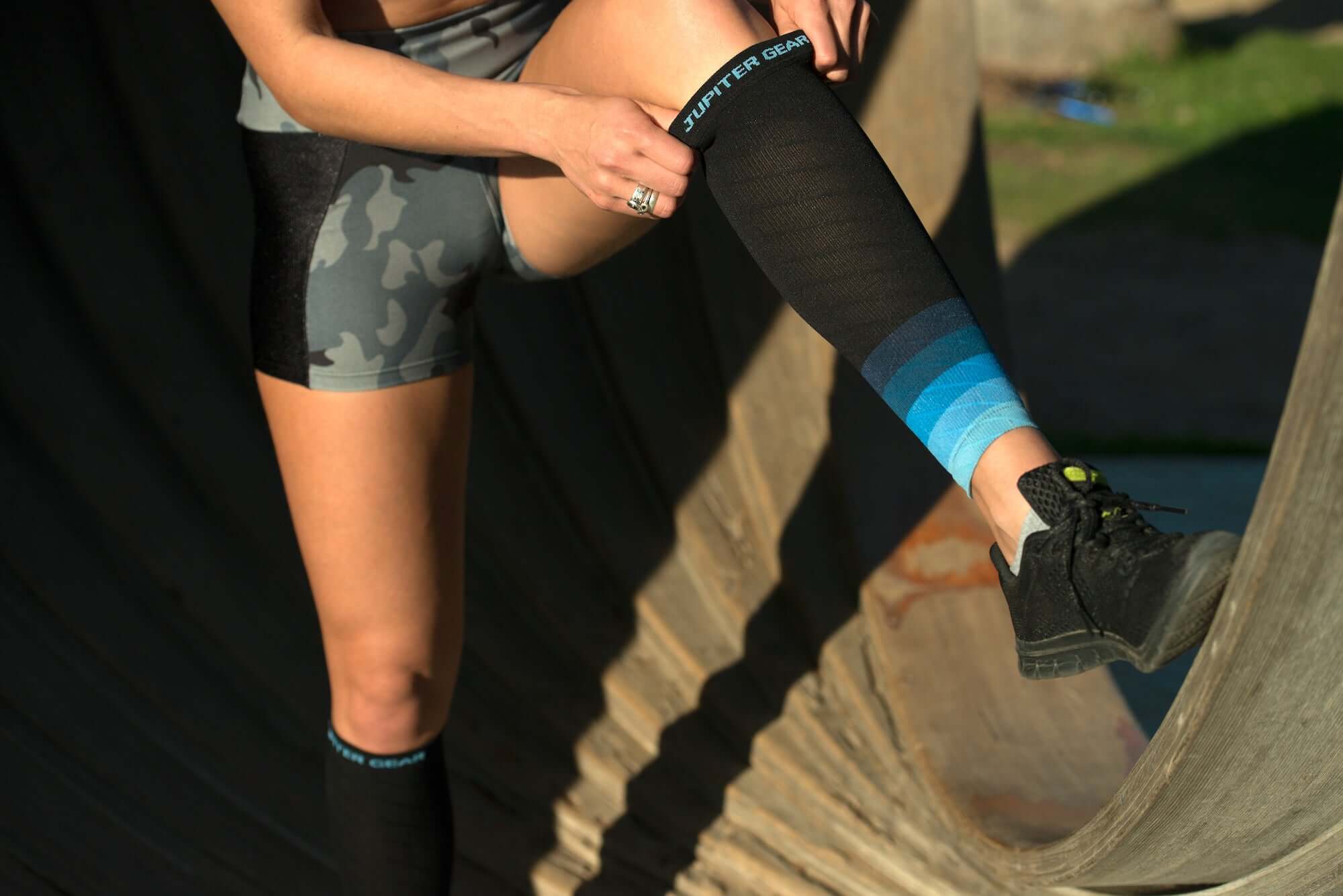 Endurance Compression Calf & Leg Sleeve for Running and Hiking - Pulse & Root