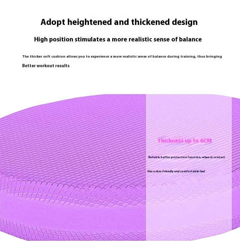Non-slip Balance Pad Oval Massage Fitness Mat Odorless Balance Balance Soft Pedal