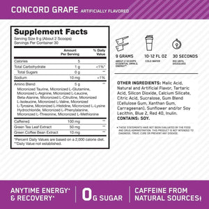 Amino Acid Energy Powder Greenteacoffee Grape Seed Extraction