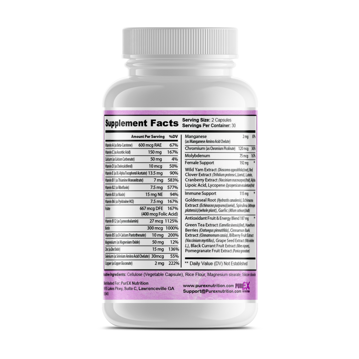 Pure Multi-Vitamins Womens - Pulse & Root