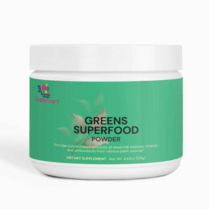 Green Superfood Powder Nutrient Rich Blend For Energy, Digestion Overall Wellness